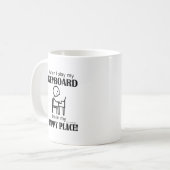 キーボードハッピープレイス コーヒーマグカップ (正面左)