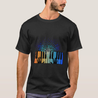 キーボードピアノプレーヤーミュージシャンキーボード Tシャツ