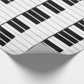 キーボードピアノ鍵 ラッピングペーパー (角)