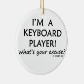 キーボードプレーヤーの言い訳 セラミックオーナメント (右)