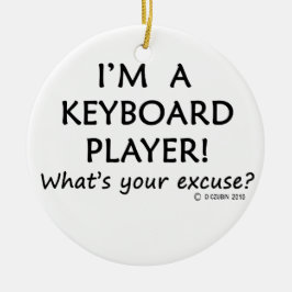 キーボードプレーヤーの言い訳 セラミックオーナメント