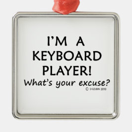 キーボードプレーヤーの言い訳 メタルオーナメント