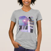 キーボードミュージックの解放 Tシャツ (正面)