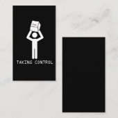 キーボード制御プログラマコンピュータ科学おたく 名刺 (正面/裏面)