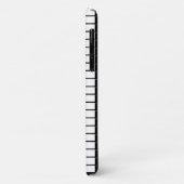 キーボード及び高音クレフ、 音符記号 Case-Mate iPhoneケース (裏面/左)