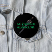 キーボード戦士MMORPGボタン 缶バッジ (インサイチュ)