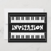 キーボード招待状 招待状 (正面)
