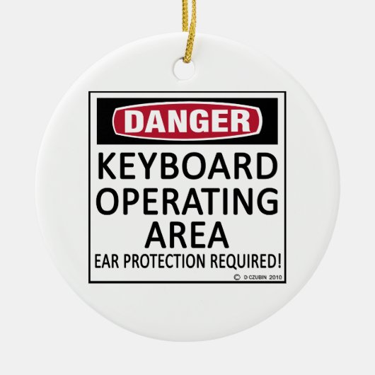 キーボード操作領域 セラミックオーナメント (正面)