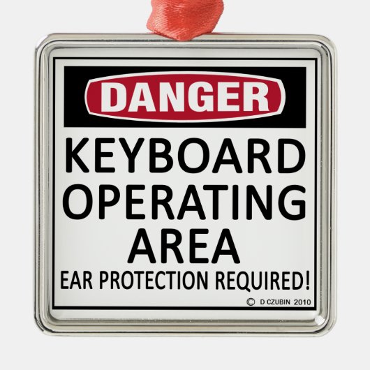 キーボード操作領域 メタルオーナメント (正面)