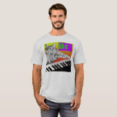キーボード猫-パブリック・アクセスのティー Tシャツ (正面フル)