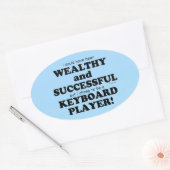 キーボード豊富で成功したオーバルステッカー 楕円形シール (封筒)