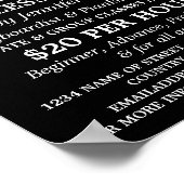 キーボード鍵、キーボード、ピアノレッスン ポスター (角)