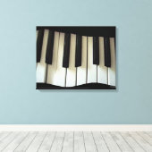 キーボード キャンバスプリント (インサイチュ (ウッドフロア))