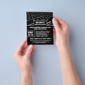 キーボード、コンピュータ修理広告スペシャリスト チラシ (手)