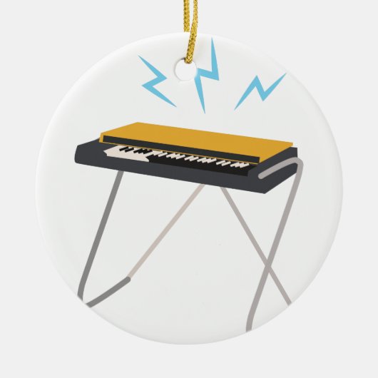 キーボード セラミックオーナメント (正面)