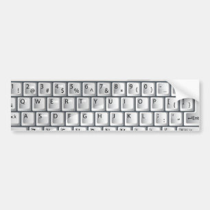 キーボード バンパーステッカー