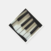 キーボード/ピアノ鍵 スタンダードカクテルナプキン (角)