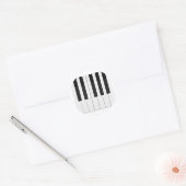 キーボード/ピアノ鍵: ラウンドシール (封筒)