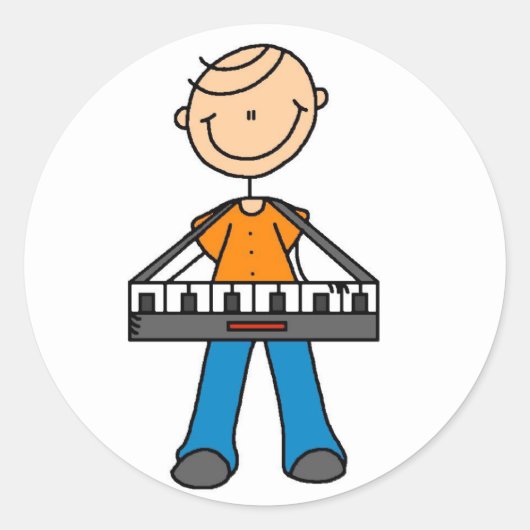 キーボード・プレイヤー ステッカー (正面)