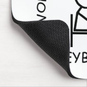 キーボード – ワールド回転のまわりに マウスパッド (コーナー)