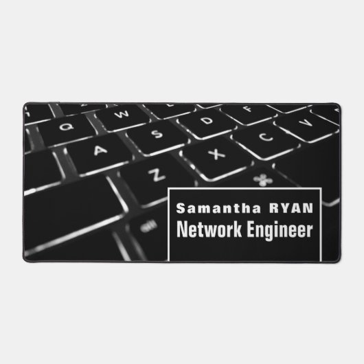 キーボード、情報技術、コンピュータ デスクマット (正面)