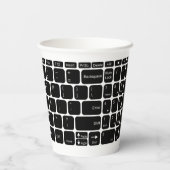 キーボード 紙コップ (裏面)