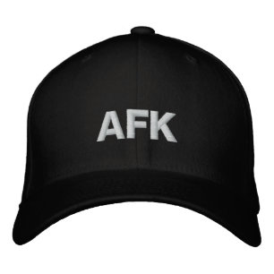 キーボ遠くにード刺繍帽子のAFK 刺繍入りキャップ