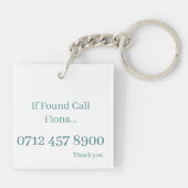 キーリングクール – レインボー キーホルダー (裏面)