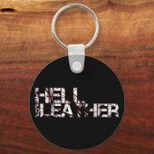 キーリング：レザーの地獄 キーホルダー (正面)