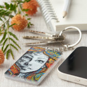 キーリング – 通りアート顔 (正面右)