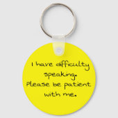 キーリング – 難易度話値 (正面)