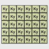 キーリー - キーライムパイ 化学元素記号表 ラッピングペーパー (フラット)
