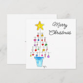 キーリー・ラブユーケイの「メリーアンドブライトツリー」 シーズンカード (正面/裏面)