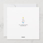 キーリー・ラブユーケイの「メリーアンドブライトツリー」 シーズンカード (裏面)