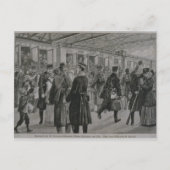 キールのイギリス海兵隊の展開 ポストカード (正面)