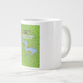 キールダー貯水湖 ノーサンバーランド イギリス 地図 ジャンボコーヒーマグカップ (正面右)
