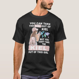 キール市出身のクールな女の子 - プライドを持つキールの娘 プレミアム Tシャツ