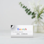 キーワードの検索クリエイティブ 名刺 (スタンド正面)