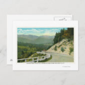 キーンバレー前のスプルース丘のビュー ポストカード (正面/裏面)