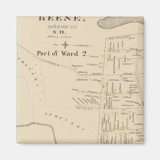 キーン（第2区） マグネット (正面)