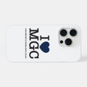 キーンMGCグラフィックデザイン iPhoneケース (裏面横)