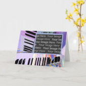 キー付き（フォトフレーム） カード (黄色い花)