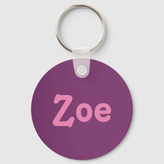 キー チェーン Zoe キーホルダー (正面)