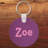 キー チェーン Zoe キーホルダー (正面)