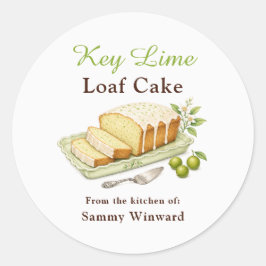キー・ライム・パウンドケーキ ギフト ラベル