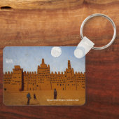 キー・リング上のDjinguerber Mosque，ティンブクトゥ，マリ キーホルダー (正面)
