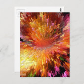 キ太陽のューブの爆破 ポストカード (正面/裏面)