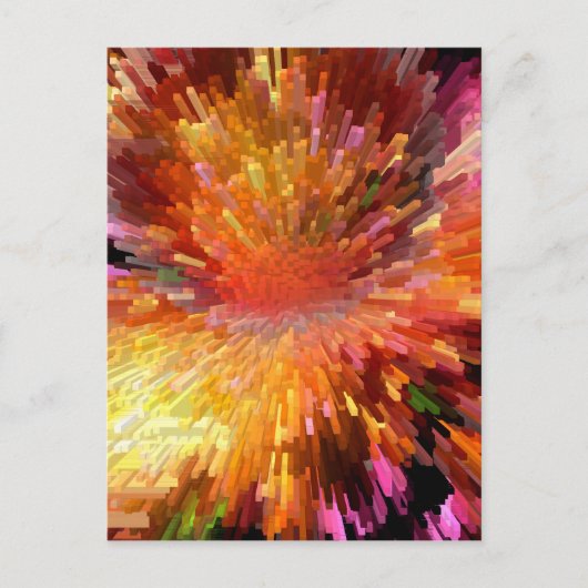 キ太陽のューブの爆破 ポストカード (正面)