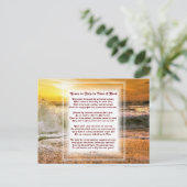 キ救済リスト教の詩 シーズンポストカード (スタンド正面)