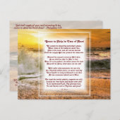 キ救済リスト教の詩 シーズンポストカード (正面/裏面)